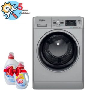 Lave linge Frontal WHIRLPOOL FFWB8248SBS-VNA 8kg + Det 2.5L + 1L