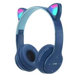 Casque Sans Fil P47M Cat – Bleu &Bleu Ciel