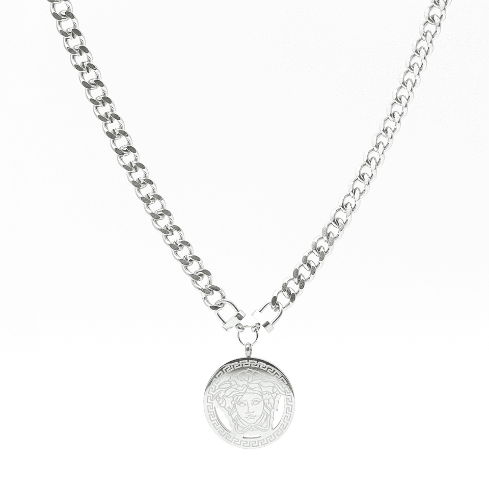 Men’s Silver Necklace Versage