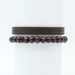2 bracelets for men LT BRN