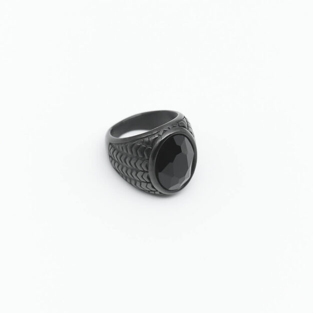 Men’s Ring Black Ov B0111