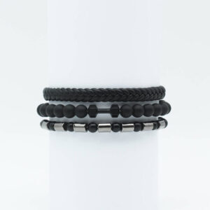 3 bracelets for men BLACKMUS